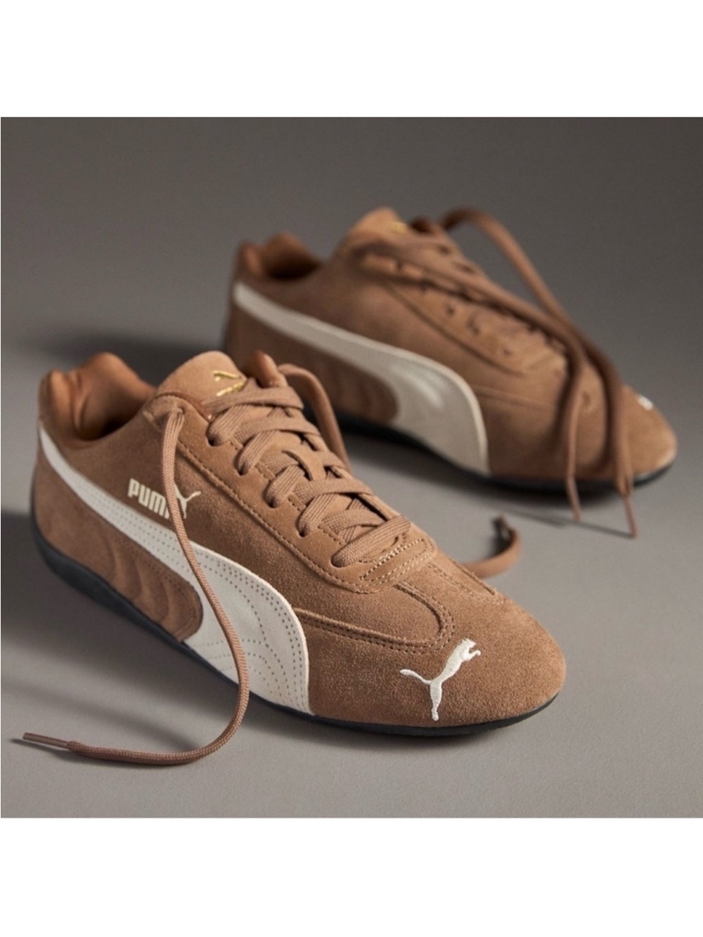 Puma Speedcat Suede Sneakers in Haute Coffee / Frosted Brown - NWOB - Picture 2 of 7